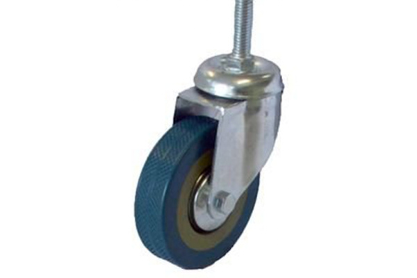 Колесо серая резина крепление болтом М12 SCTG42 100 мм MFK-TORG 3062100