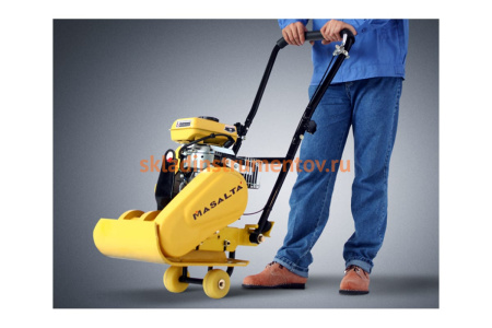 Виброплита (2.5 л/с, 54 кг, колеса, складная ручка) Masalta MS50-2 ВИБ028