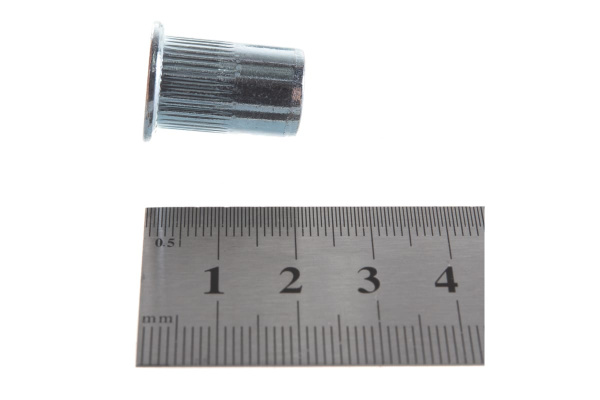 Резьбовые заклепки с насечками ЗУБР Профессионал М10, 6 шт, стальные, стандартный бортик 31318-10