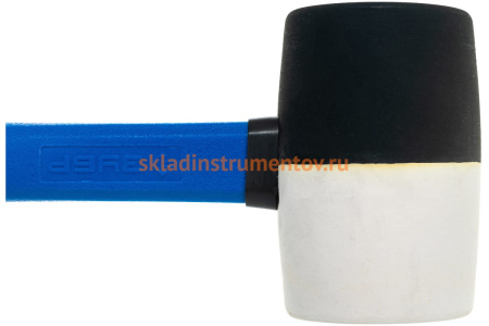 Резиновая черно-белая киянка Зубр ПРОФЕССИОНАЛ 20532-450