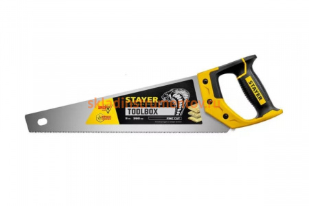 Ножовка многоцелевая пила Stayer "Cobra TOOLBOX" 350 мм, 11 TPI, мелкий прямой закаленный зуб, точный рез, 2-15091-45_z01