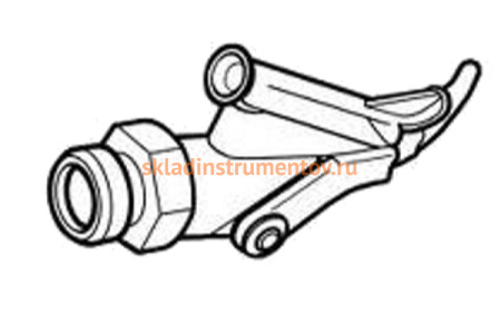 Насадка с клином для сварки прутком 4 мм Leister 113.399