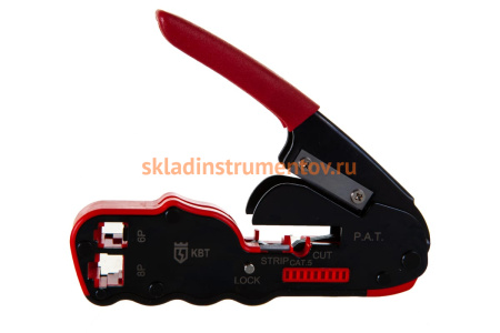 Пресс-клещи для RJ разъемов КВТ JT-04 67376
