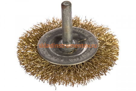 Кордщетка радиальная мягкая (63 мм) для дрели ПРАКТИКА 032-546