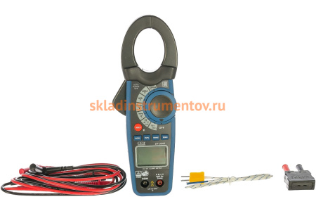 Токовые клещи с датчиком температуры СЕМ DT-3343 480397