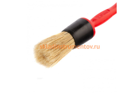 Круглая кисть MATRIX Color line №20, натуральная щетина, пластиковая ручка 83406