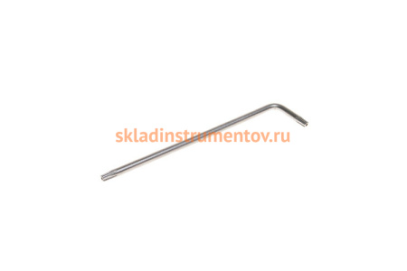 Г-образный длинный ключ ROCKFORCE TORX T10H с отверстием RF-76710L