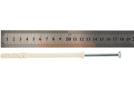 Дюбель-гвоздь с потайным бортиком 50 шт. (8x120 мм) Зубр 4-301375-08-120