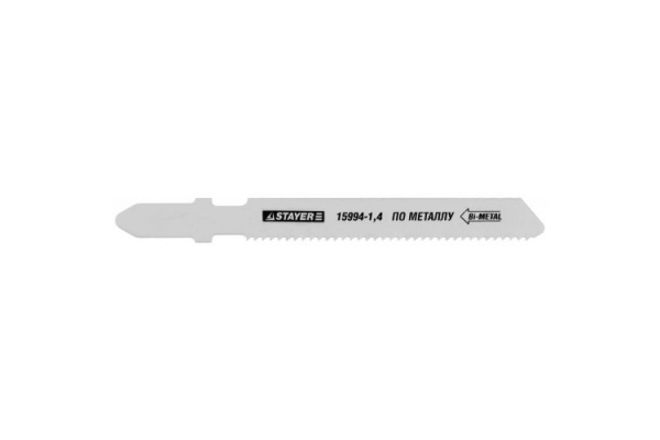 Пилки "PROFI" (Bi-Metal; шаг 1,4 мм; 50 мм; 3 шт.) по металлу для электролобзиков STAYER 15994-1,4