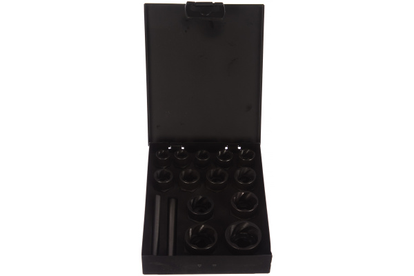 Набор головок экстракторов (13 шт.; 8-21 мм) для поврежденных болтов/гаек AV Steel AV-921096