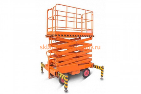 Ножничный передвижной подъемник TOR SJY 1000 кг 9 м автономный 1002803