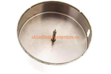 Коронка алмазная с центрирующим сверлом по керамике и кафелю 130 мм TRIO-DIAMOND 400130