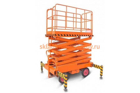 Ножничный передвижной подъемник TOR SJY 1000 кг 9 м автономный 1002803 Ножничный передвижной подъемник TOR SJY 1000 кг 9 м автономный 1002803