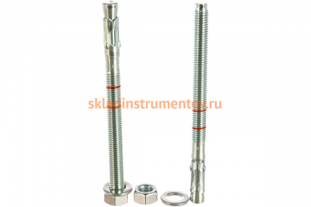 Анкер клиновой (М12x160; 25 шт.) Kraftool 302184-12-160