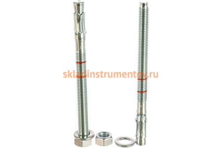 Анкер клиновой (М12x160; 25 шт.) Kraftool 302184-12-160