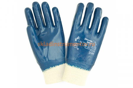 Перчатки 2Hands джерси/полное покрытие нитрилом 9902-11 XL