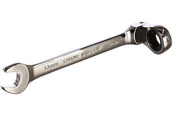 Комбинированный трещоточный шарнирный ключ 13мм ЭВРИКА ER-61013H
