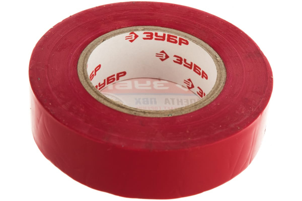 Изолента "МАСТЕР" красная ПВХ (19 мм; 20 м) ЗУБР 1234-3_z01