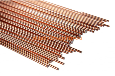 Прутки сварочные омедненные (3.0 мм; 1000 мм; туба 5 кг; СВ-08ГС) ER-70S-6 БАРС