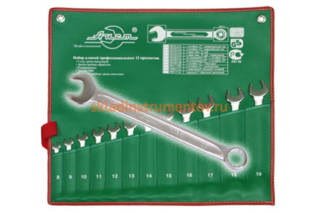 Набор ключей комбинированных 8-19мм 12 предметов AIST 0010212A 00-00004692