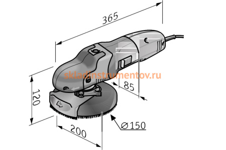 Универсальная шлифовальная машина FLEX SE 14-2 150 Set 419206