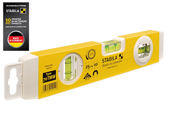 Магнитный уровень с угломером тип 70TMW STABILA 14010