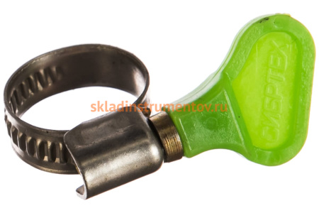 Металлические хомуты СИБРТЕХ, элемент крепления с формой ключа, 12-20мм, 2 шт 47649