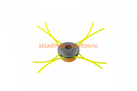 Триммерная универсальная головка алюминиевый корпус леска до 4 мм D DENZEL 96358