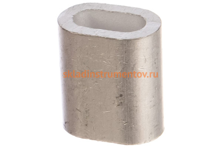 Зажим троса DIN 3093 алюминиевый 2 шт. (6 мм; ТФ6) Зубр 4-304476-06 Зажим троса DIN 3093 алюминиевый 2 шт. (6 мм; ТФ6) Зубр 4-304476-06