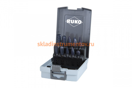 Набор борфрез твердосплавных (10 шт.; HM-TiCN) Ruko 116003TCRO