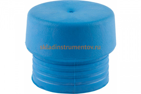 Сменный боек Зубр ЭКСПЕРТ для сборочных молотков синий мягкий для сборки чувствительных к давлению конструкций 50 мм 20441-50-1