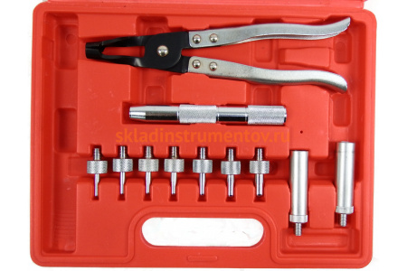 Клещи для удаления и установки уплотнений клапанов с держателями AE&T набор TA-A1117