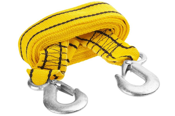 Буксировочный трос STAYER STANDARD 4 м, 2.5 т 61207-2.5