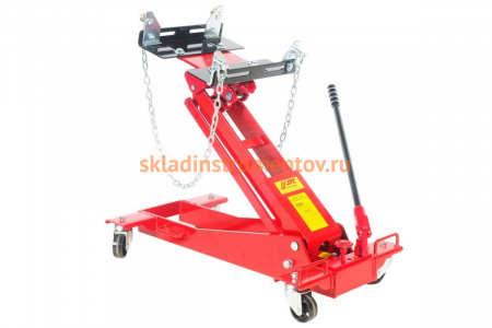 Подкатной домкрат 1т с вращающейся ручкой для ДВС и КПП JTC-FJ1000