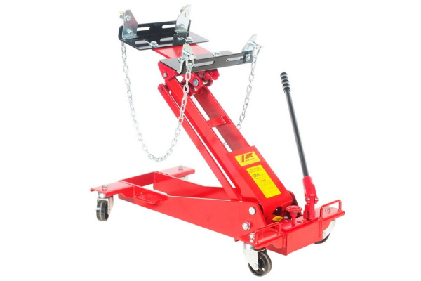 Подкатной домкрат 1т с вращающейся ручкой для ДВС и КПП JTC-FJ1000