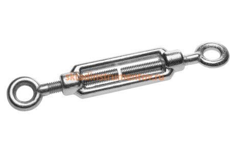 Талреп Зубр DIN 1480, кольцо-кольцо, оцинкованный, кованая натяжная муфта, М12, ТФ5, 4 шт 4-304375-12 Талреп Зубр DIN 1480, кольцо-кольцо, оцинкованный, кованая натяжная муфта, М12, ТФ5, 4 шт 4-304375-12
