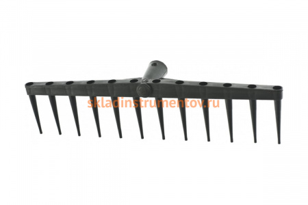 Сенные полиэтиленовые грабли без черенка 12 зубьев, 450мм СИБРТЕХ Россия 61745