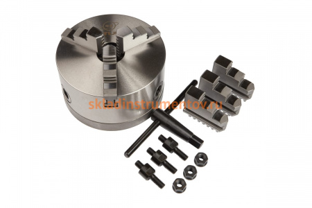 Патрон токарный 7100-0027 K11-160/C4 UNIVERSAL 160 мм, прямые и обратные кулачки JSD ch16027