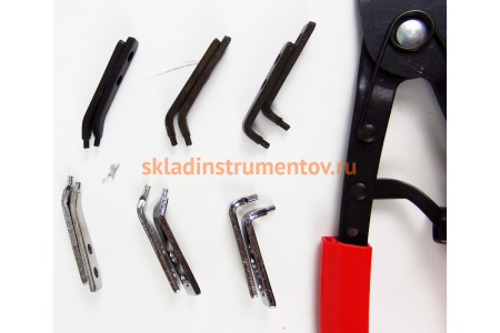 Съемник стопорных колец 2 шт со сменными носами 10" AE&T TA-H1036 Съемник стопорных колец 2 шт со сменными носами 10" AE&T TA-H1036