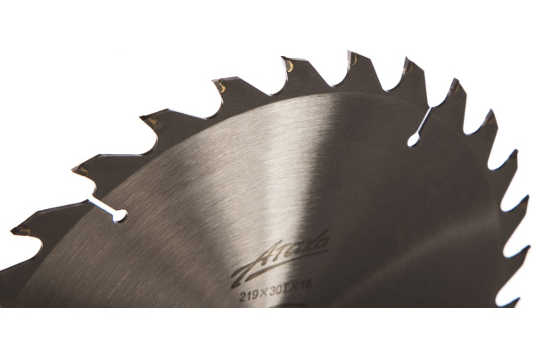 Диск пильный по дереву (219х16 мм; 30T; б/рез) АТАКА 8078810