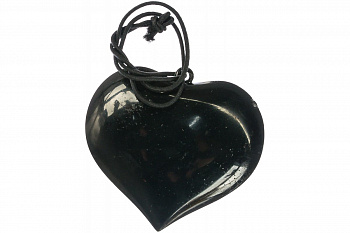 Подвесной ароматизатор Airline Сердце черный лед AFSE003