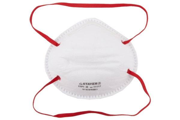 Фильтрующая полумаска STAYER MASTER коническая, многослойнаяб FFP1 11117