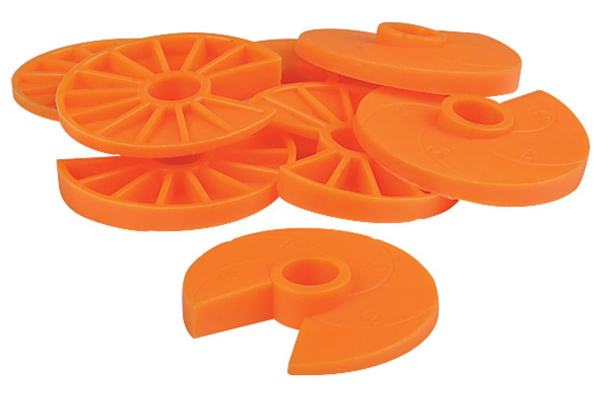 Клинья для кафеля круглые (15 шт; 1-5 мм) КУРС 16770