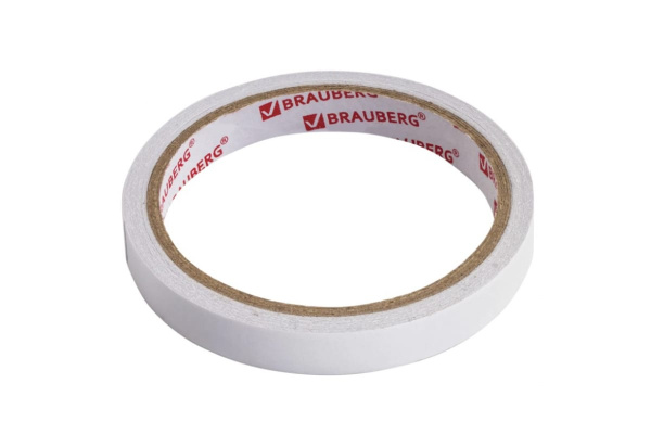 Клейкая двухсторонняя лента BRAUBERG 12 мм х 10 м, бумажная основа 227267 Клейкая двухсторонняя лента BRAUBERG 12 мм х 10 м, бумажная основа 227267