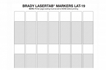 Этикетки для лазерного принтера LAT-19-361-1 BRADY brd29744
