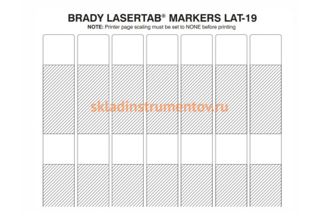 Этикетки для лазерного принтера LAT-19-361-1 BRADY brd29744