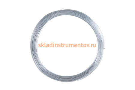 Стальная проволока СИБРТЕХ 50 м, оцинкованная, термообработанная 0,8 мм 84905