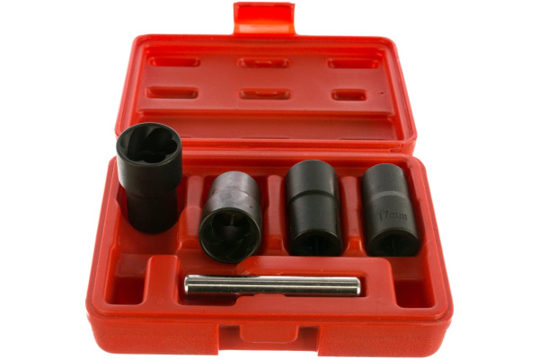 Набор головок 17-22 мм, 5 предметов для поврежденных гаек СТАНКОИМПОРТ KA-2393A