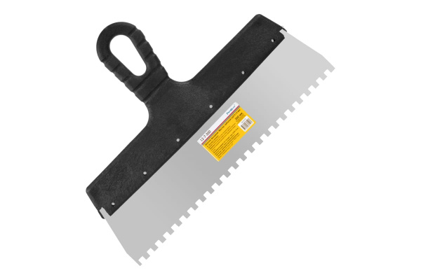 Фасадный зубчатый шпатель (300 мм, зуб.6x6 мм) РемоКолор Мастер 12-7-300