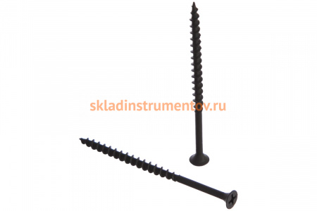 Саморезы универсальные оксидированные по дереву 1200 шт. (4,2х75 мм; PH2; ТФ0) ЗУБР 4-300030-42-075